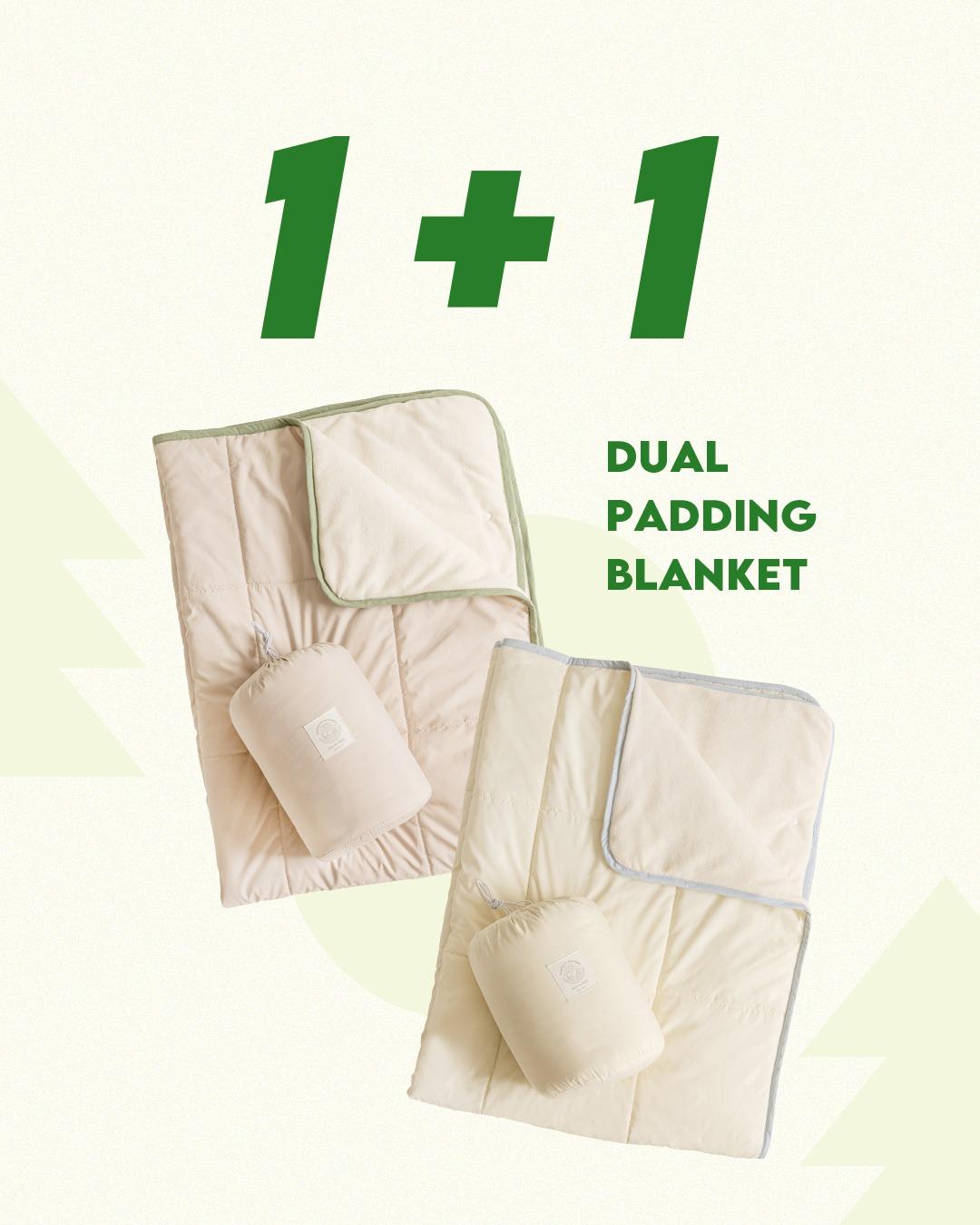 [1+1] 먼지없이 따듯한 듀얼 고밀도 패딩담요 2color (110x150)