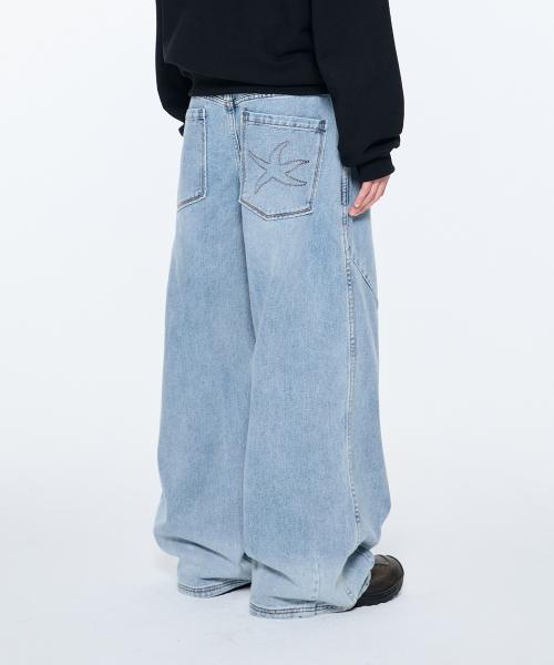 TCM starfish denim pants (blue)