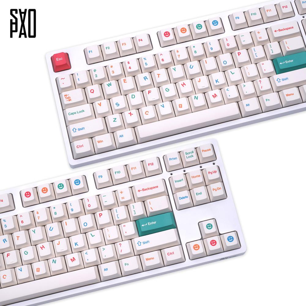 GMK 쿨키즈 유니크폰트 키캡 PBT 체리 염료승화 BIG 삐뚤삐뚤 입고 (3가지)