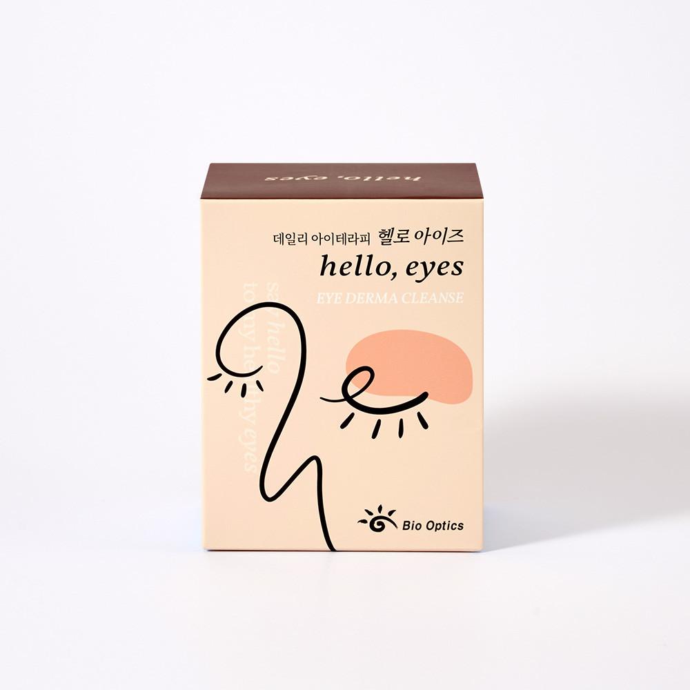 [헬로아이즈 (30days)] [2매입 / 30개] 눈에쓰는 아이패드 아이리무버 겸용 눈꺼풀세정제