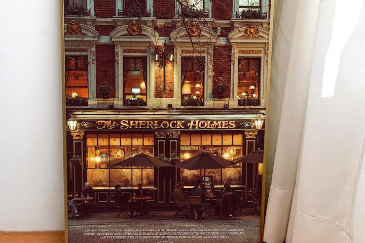 감성 빈티지 겨울 크리스마스 트리 포스터 액자 - 19. 셜록홈즈 호프 (3+1)