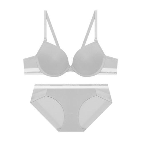 코데즈컴바인이너웨어 와이드 투톤밴드 아스킨 브라팬티세트_라이트그레이 - 브라팬티 세트 | 쿠팡