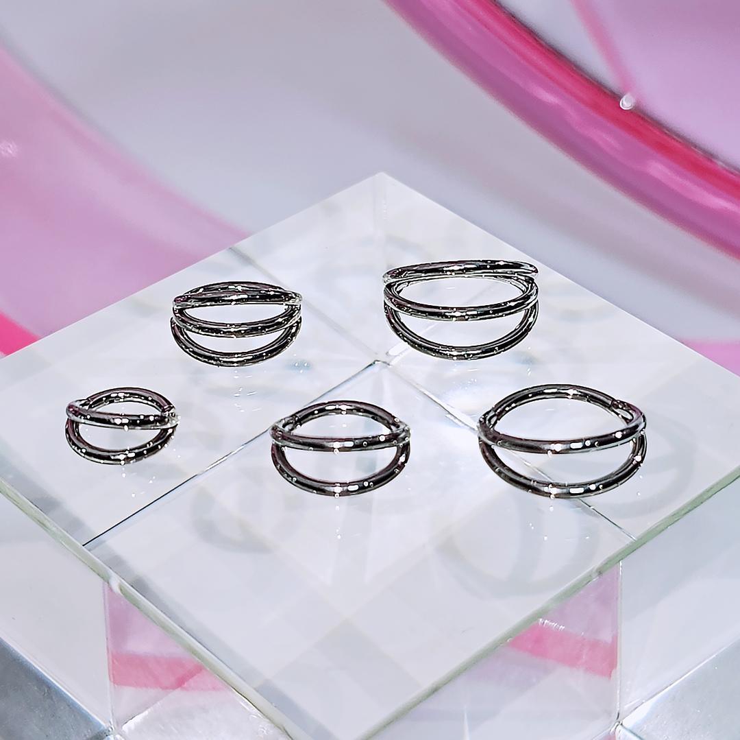 두줄 세줄 세그먼트링