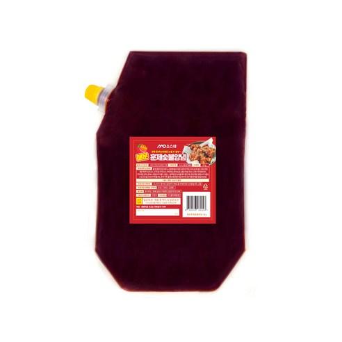 소스야 지코바 스타일 양념 소스 숯불 치킨 바베큐 (매운맛), 2kg, 1개 - 소스/드레싱/식초 | 쿠팡
