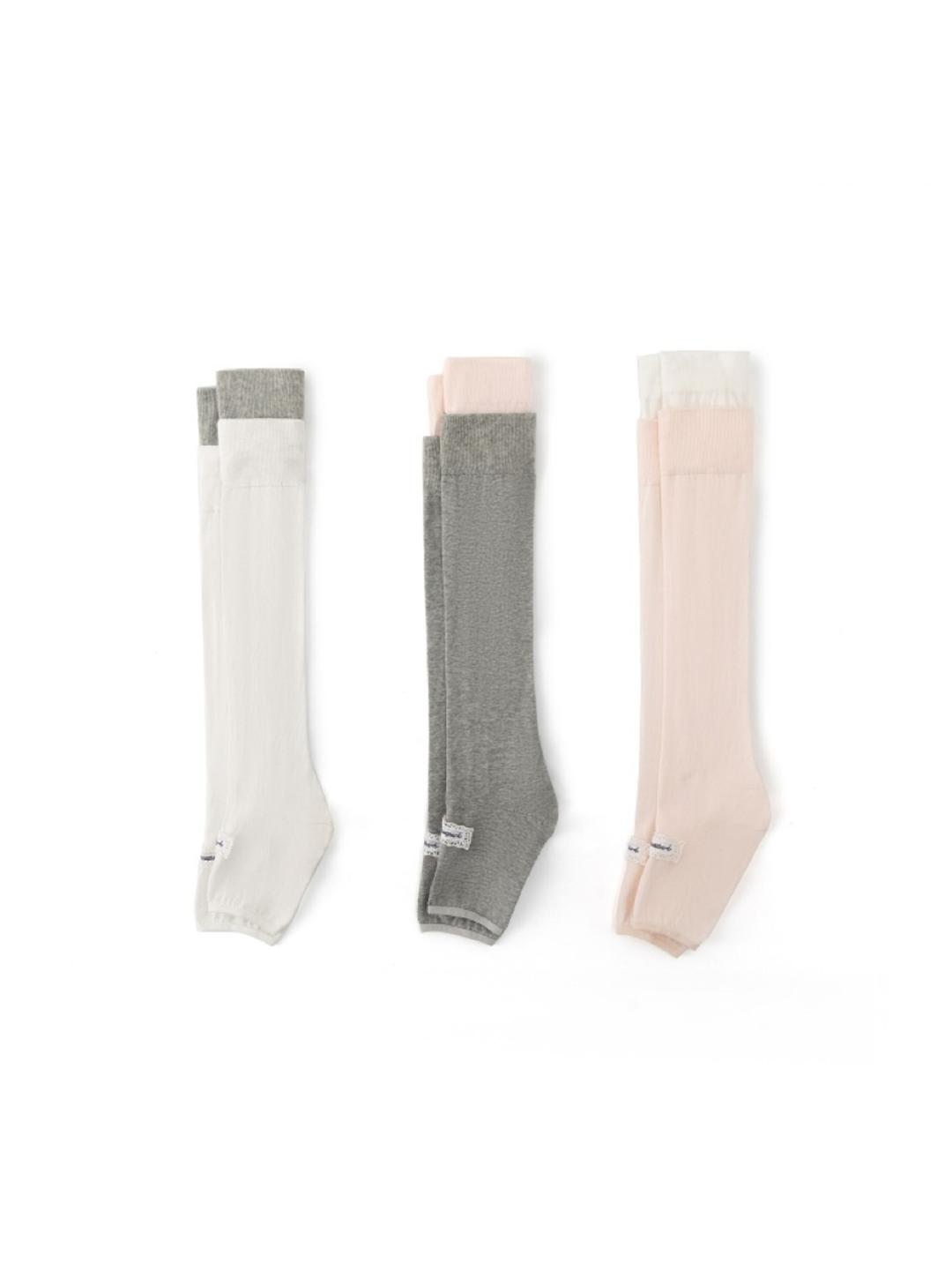SunsetPark Layer Toe Open Socks (3color)