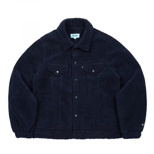 Boa Fleece Trucker Navy