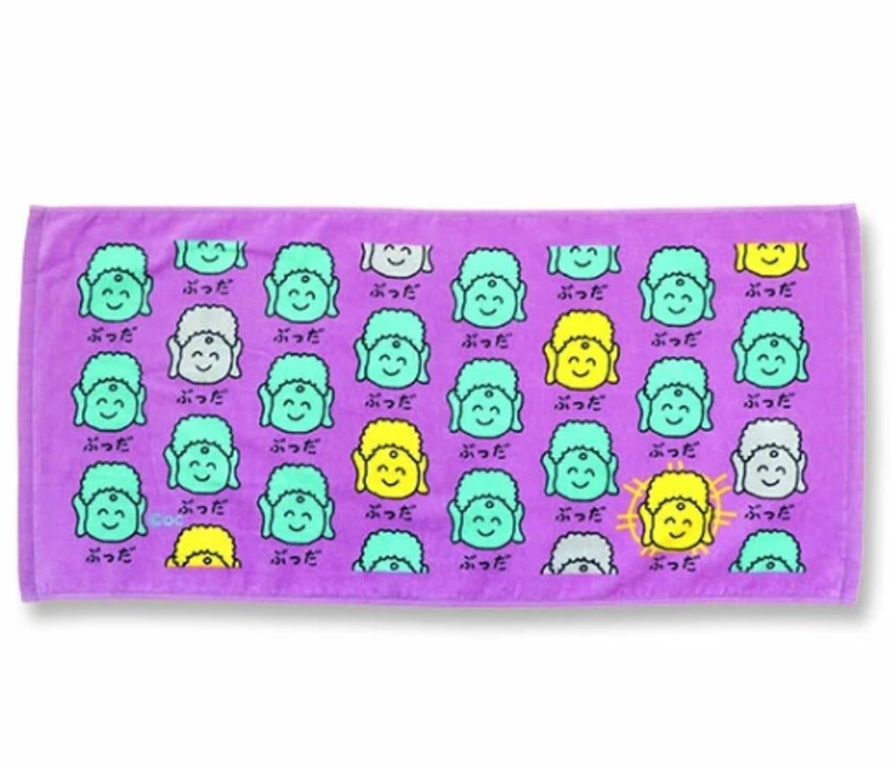 오에카키상 귀여운 수건 페이스 타올 / 부처님