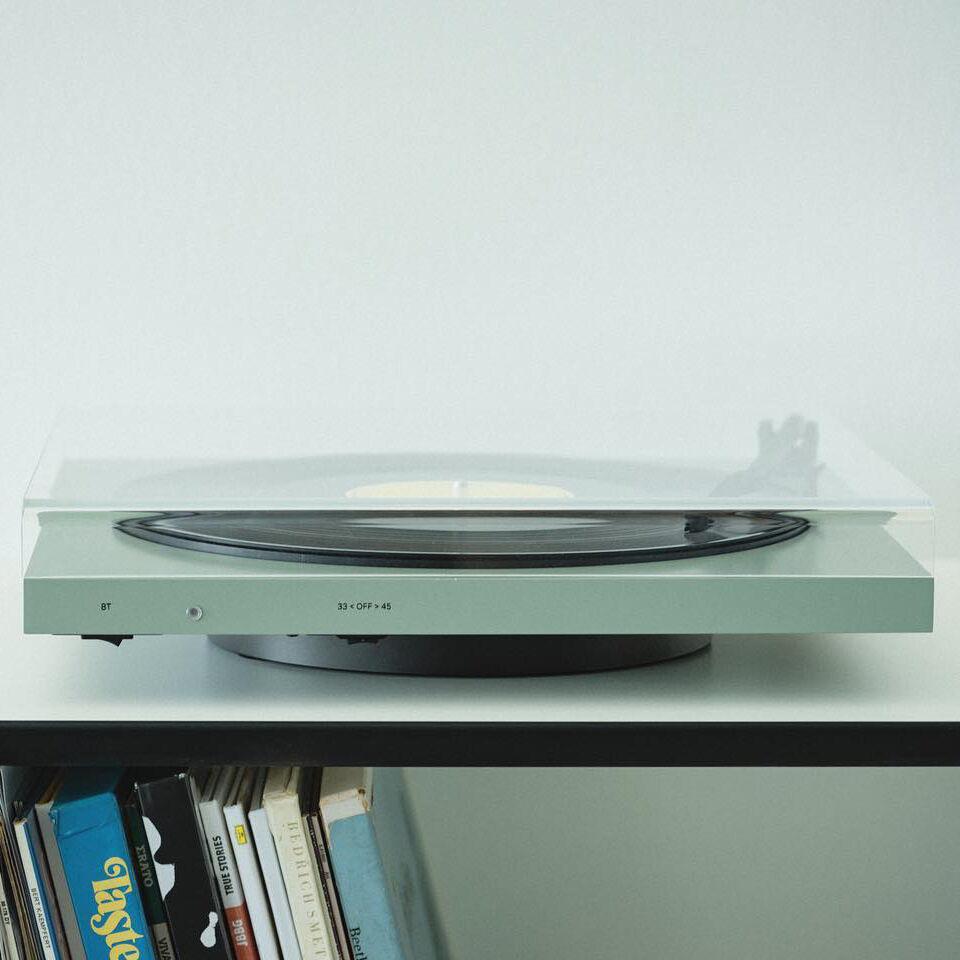 유러피안 미니멀리즘 블루투스 턴테이블 TONE Turn-table +DustCover Green