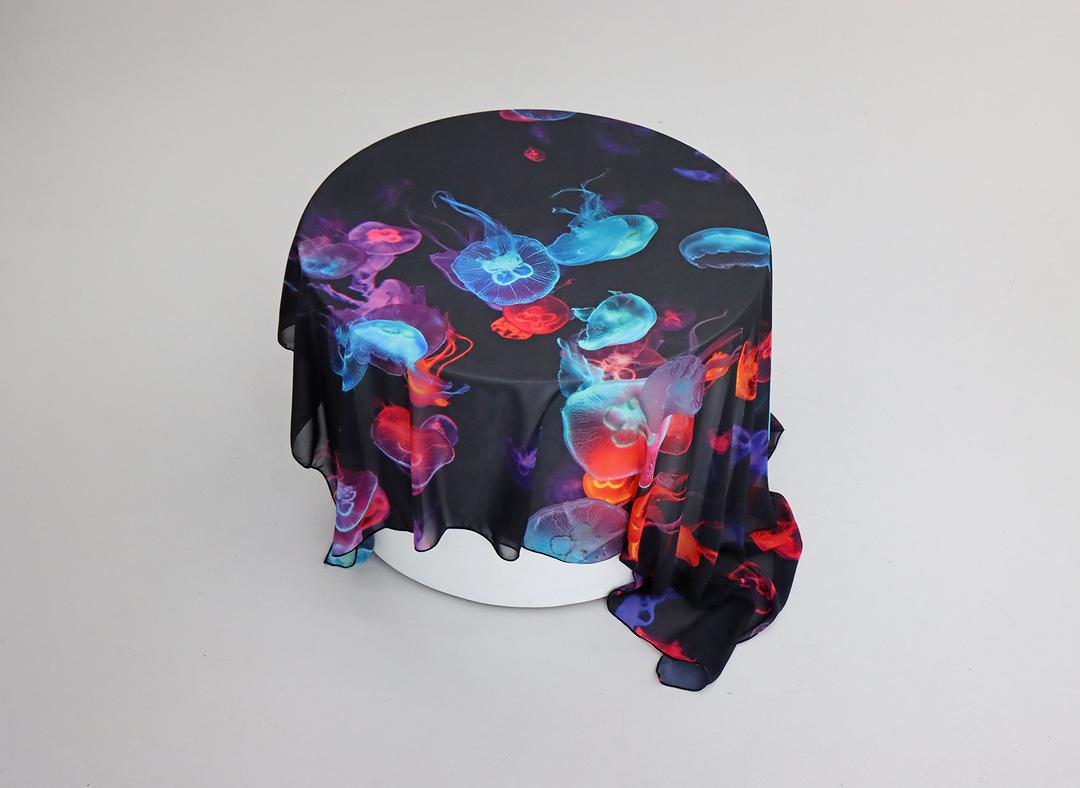 쉬폰 패브릭 포스터 / 네온