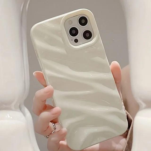 신상❤웨이브 아이폰케이스 커플 범퍼 핸드폰케이스 생일 선물 유광 매트 물결 젤리 ( 아이폰11 12 13 14 프로 맥스 )