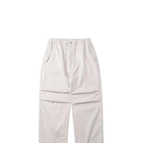 Pleatline Straight Cotton Pants