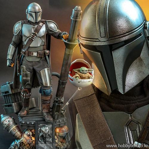(입고) 1/4 만달로리안 & 더 차일드 디럭스 버전 / 스타워즈 더 만달로리안 / 핫토이 QS017