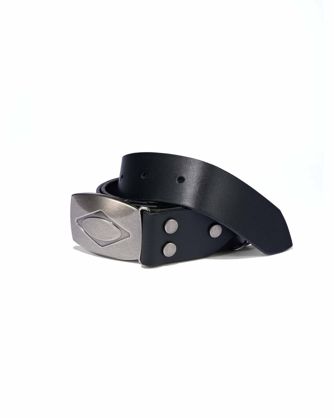RHOMBUS BUCKLE BELT_BLACK