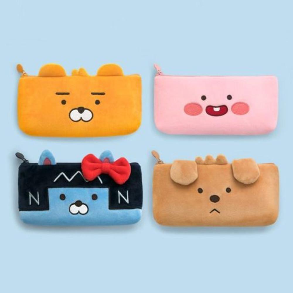 카카오프렌즈 리틀프렌즈 스탠딩 파우치 인형 봉제 필통 (케릭터 캐릭터)