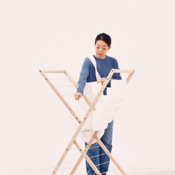 SIDE BY SIDE Papa Clothes Horse