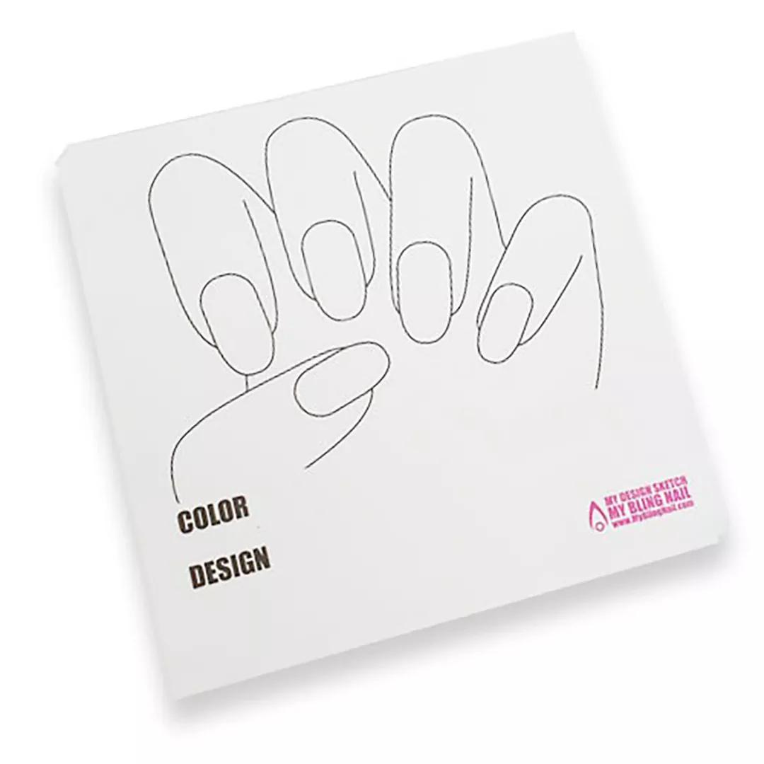 [마이블링네일] 손톱메모지 (100장) {10X10cm/100매입}