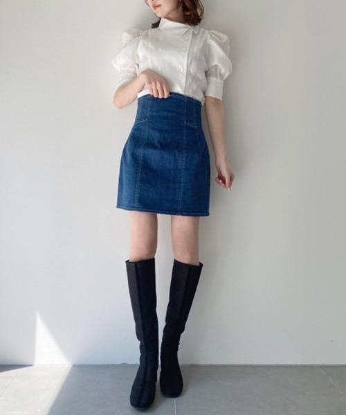 SNIDEL（スナイデル）の「デニムミニスカート（デニムスカート）」 - WEAR