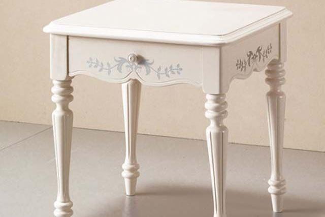 클로라 엔틱 원목 사각 협탁