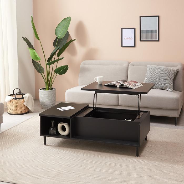 디오 리프트업 거실 소파 테이블 800 1200