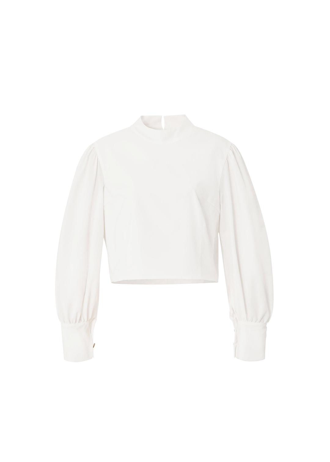 스탠드칼라 블라우스 긴팔