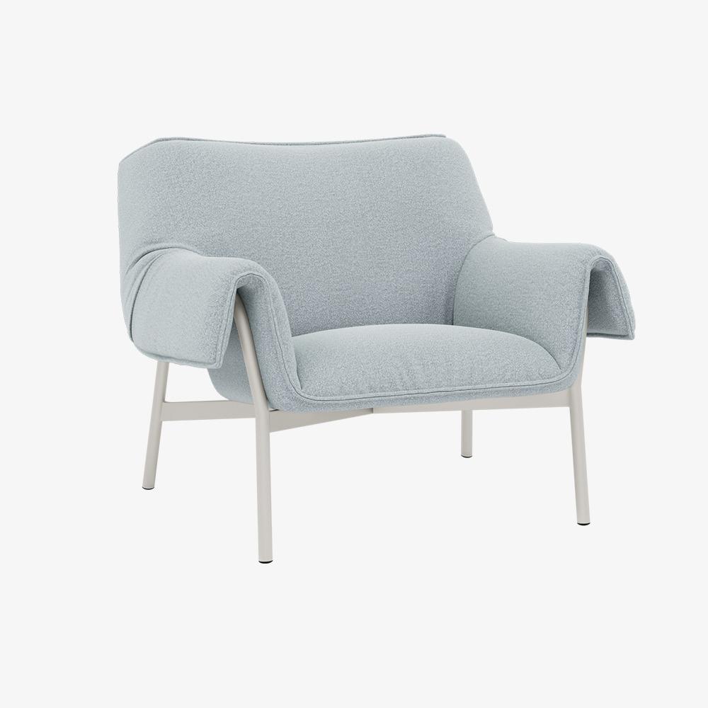 WRAP LOUNGE CHAIR ECRITURE 710/GREY