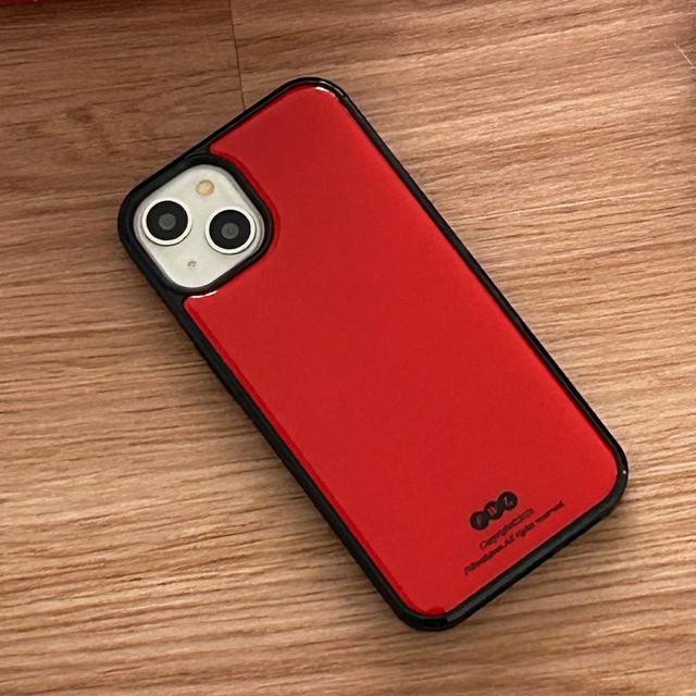 [Epoxy/Glass] Bumper case - circle logo(red)
