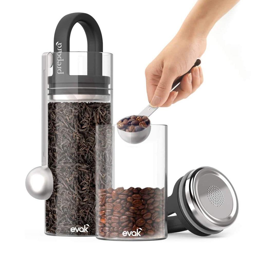 프리파라 EVAK 커피보관용기 원터치 진공밀폐용기 푸드스토리지