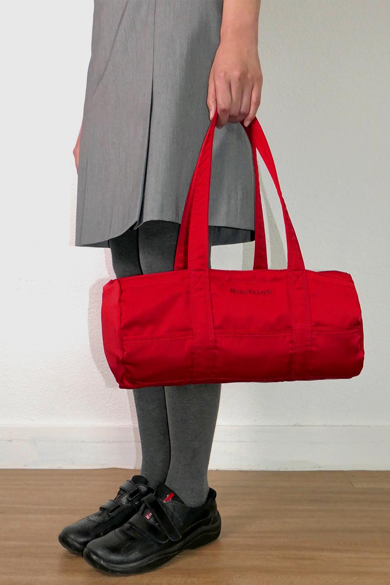 [2/13 Drop 단독판매] NANA MINI DUFFLE BAG - BLOOD RED SATIN