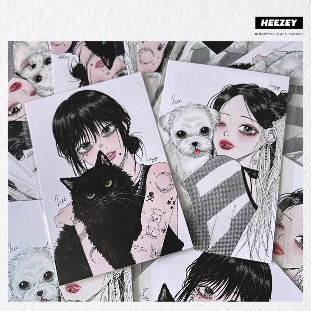 I LOVE CATS & DOGS 엽서세트