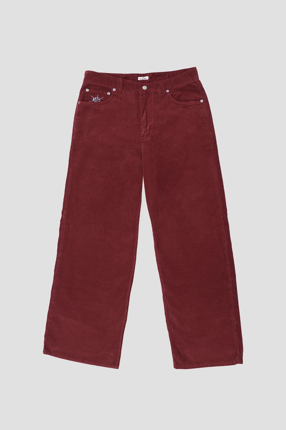 Gallery Corduroy Skate Pants  - Dark Red