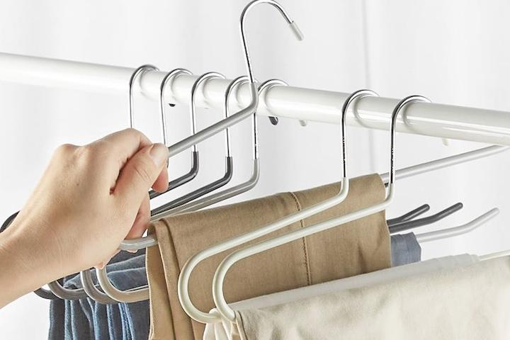 멀티코팅 상하의 옷걸이 40P 세트 (상의걸이 L+바지걸이)