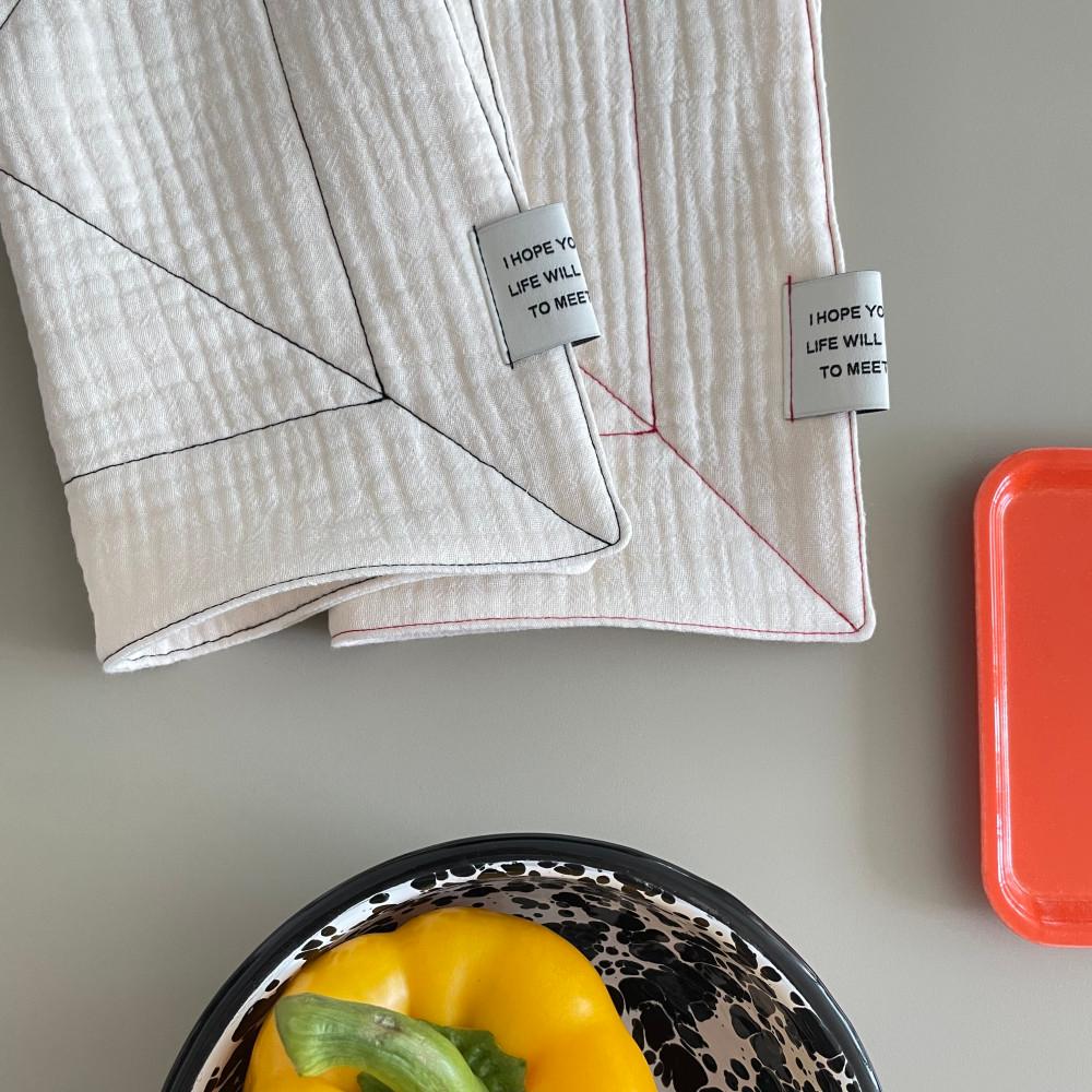 무지 6중 친환경 면 요루 거즈 행주 키친 크로스 주방 가제 핸드 타올 타월 행주