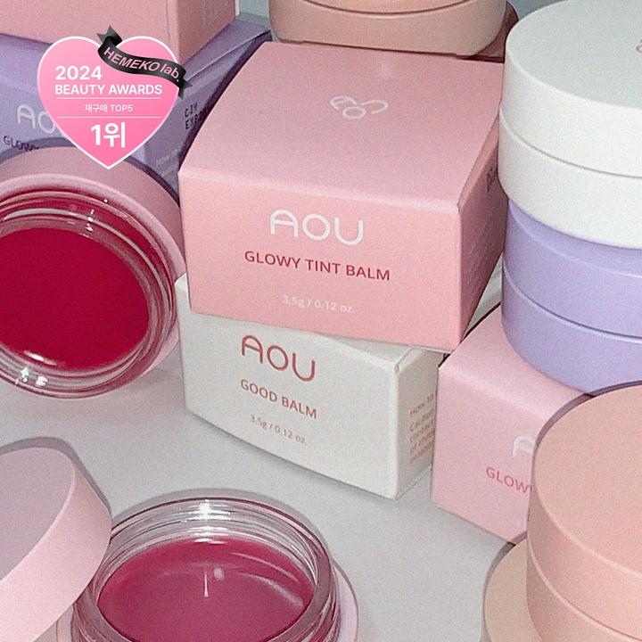 [에이오유 / AOU] [립트렌드] 글로이 틴트 밤 - 하나만 사도 어디로든 무료배송