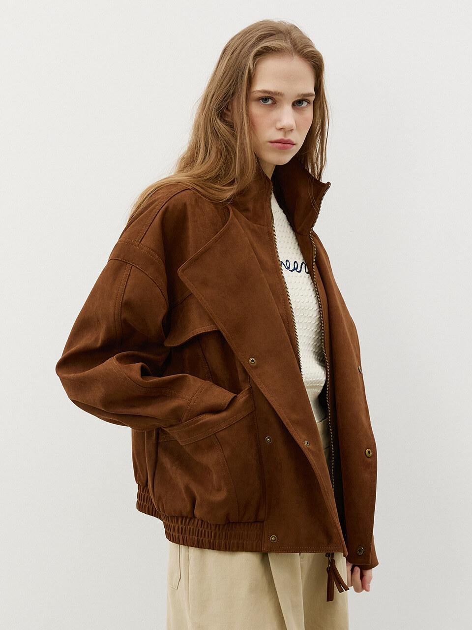 [시크릿] 스웨이드 유틸리티 점퍼_2COLORS