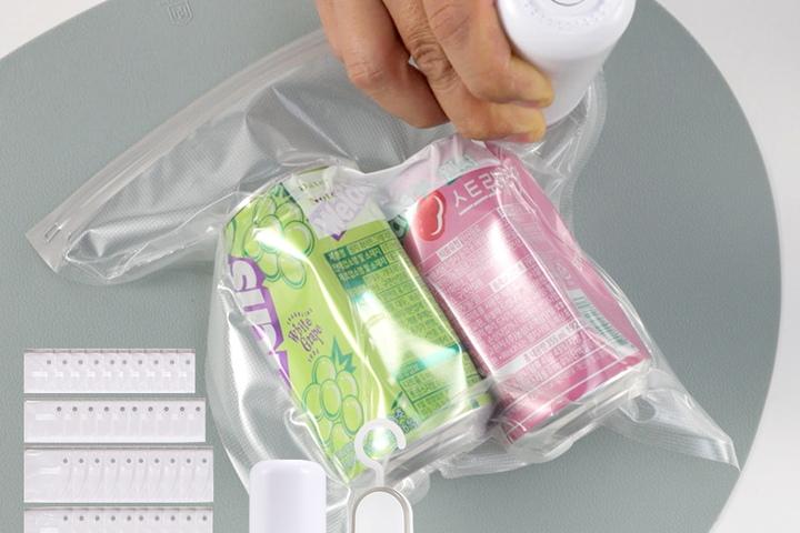 신선 식품압축팩 오래가 압축팩50개세트 식품정리왕 음식 진공 지퍼백