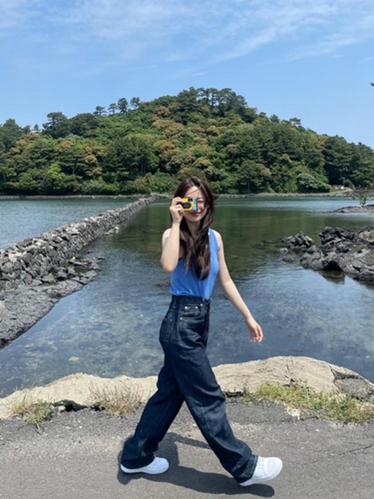 Natural linen denim 네추럴 린넨 생지 데님