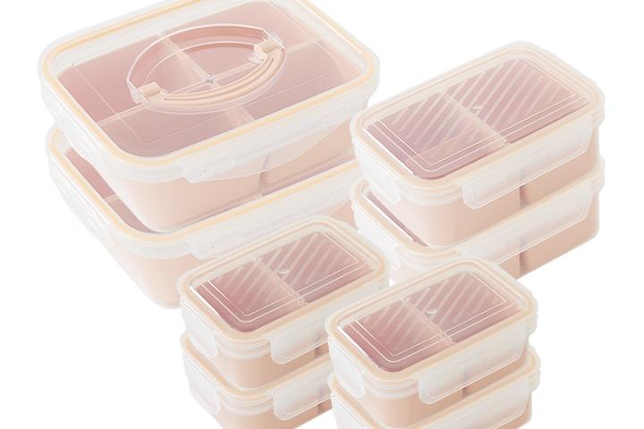 이지앤프리 나눔쉐어 밀프랩 용기 8P 세트 BPA FREE