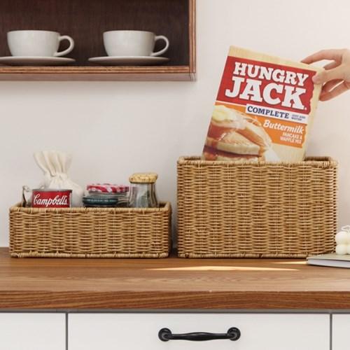 데이지가든 내츄럴 라탄 바구니 2종(M,S)