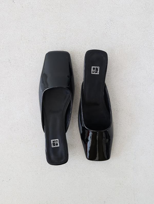 [28th 예약주문] NORA SQUARE MULE (BLACK)