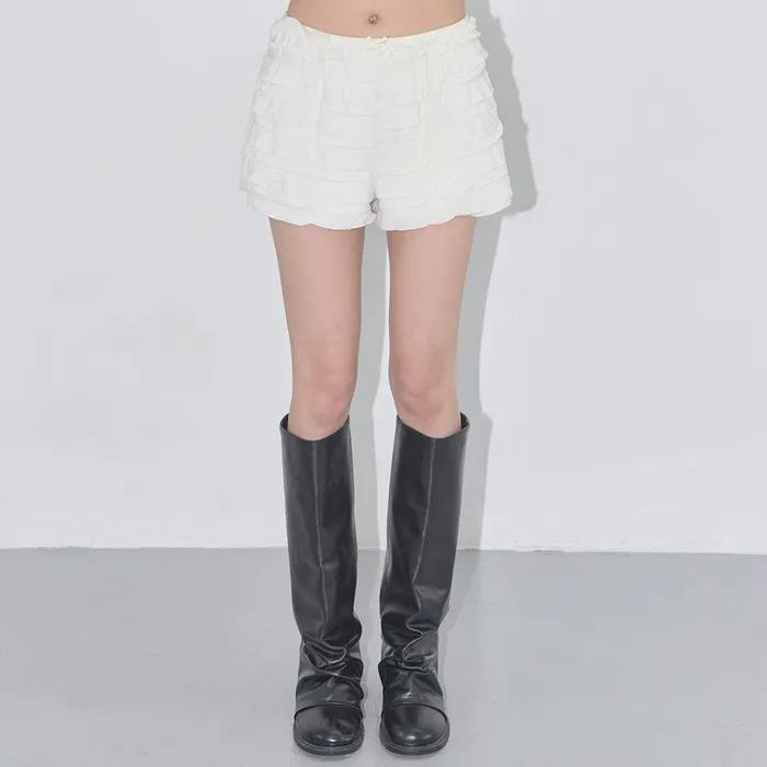 BREEZE CANCAN MINI SHORTS (IVORY) F25QD816