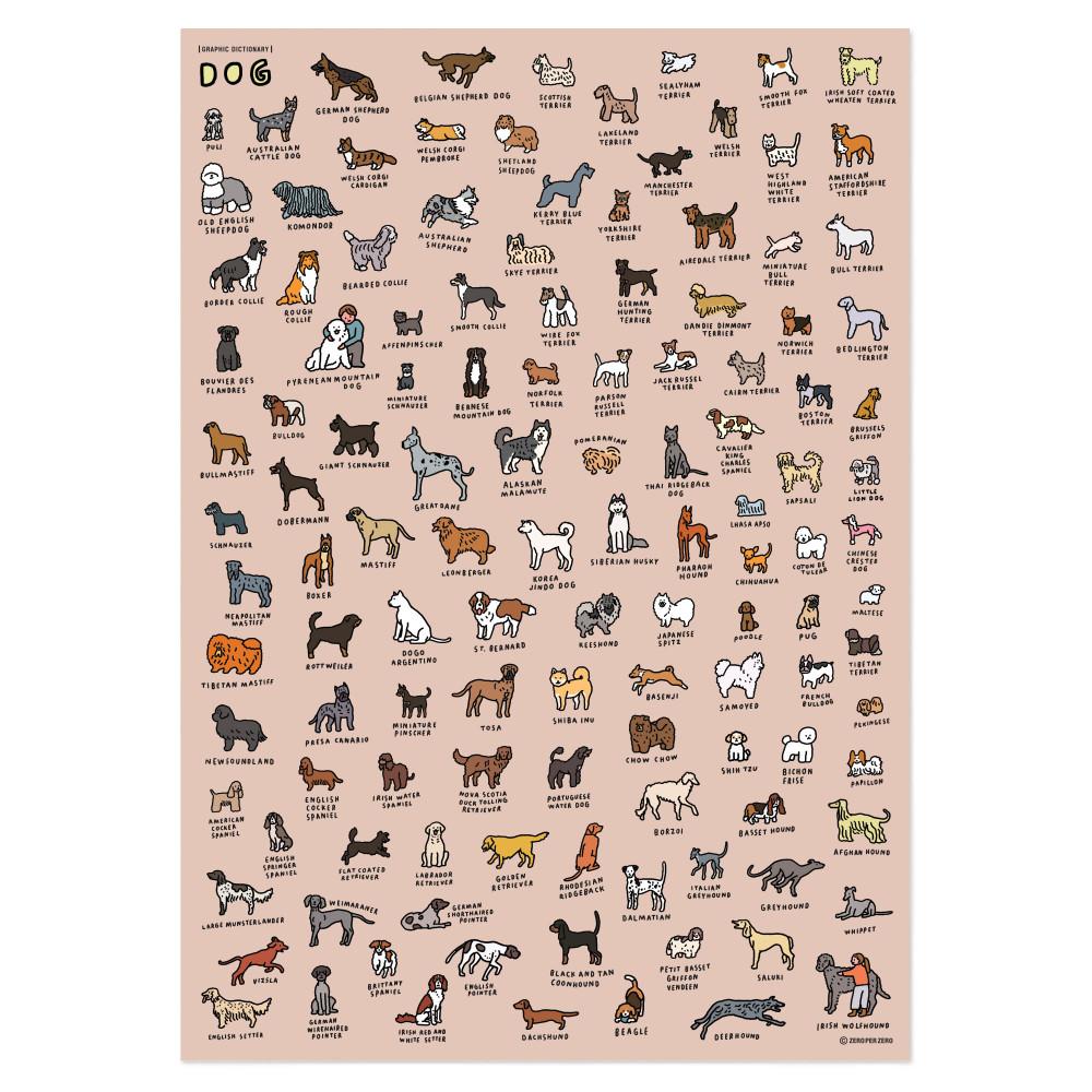 그래픽딕셔너리 포스터 도그 모음