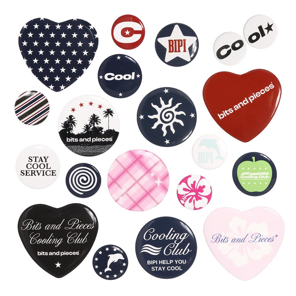 "Cooling Club" pin button set