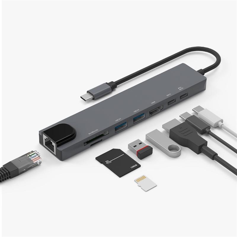 모락 프로토 8포트 Type-C 멀티 허브