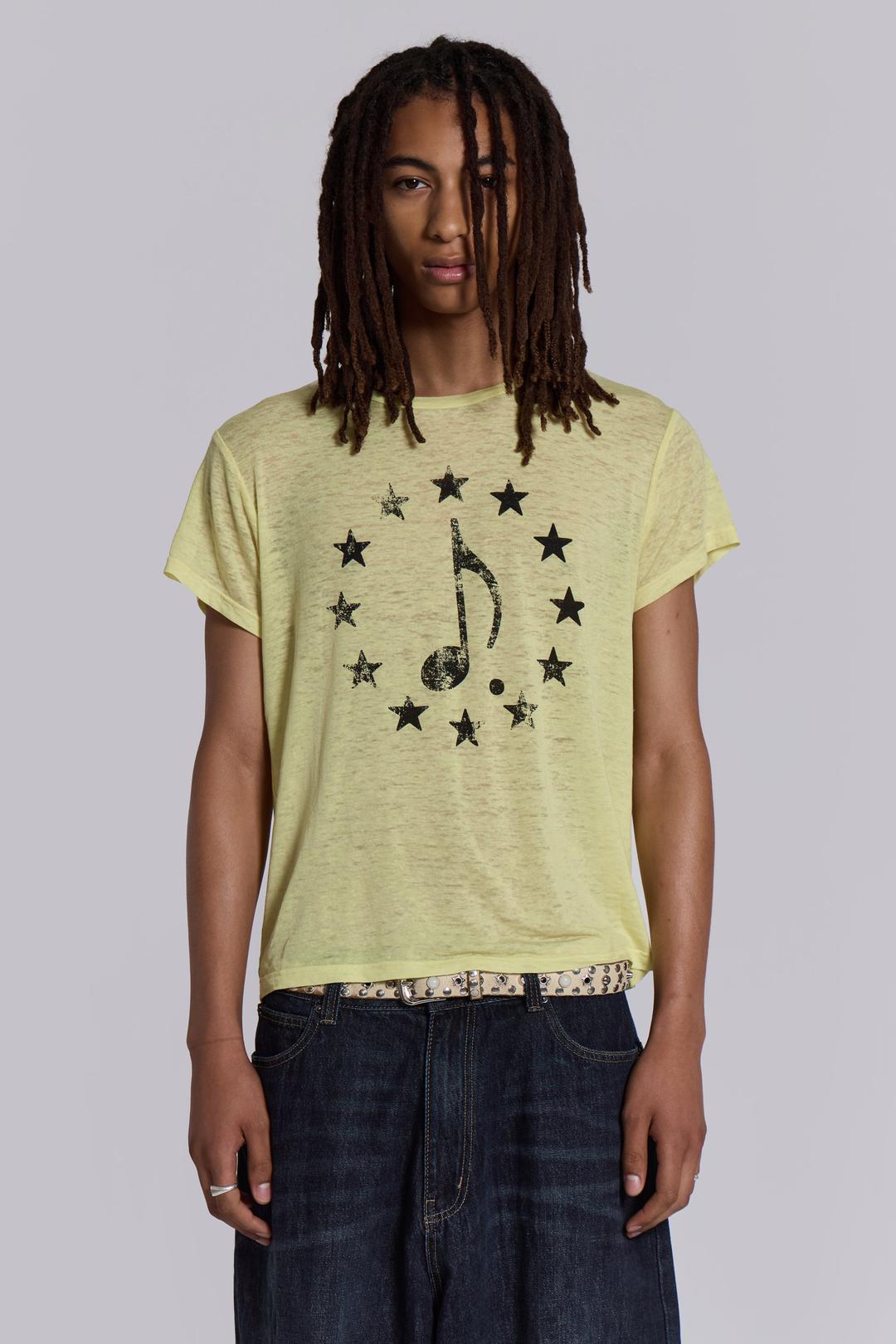 Music Yellow T-Shirt - XXS / Yellow