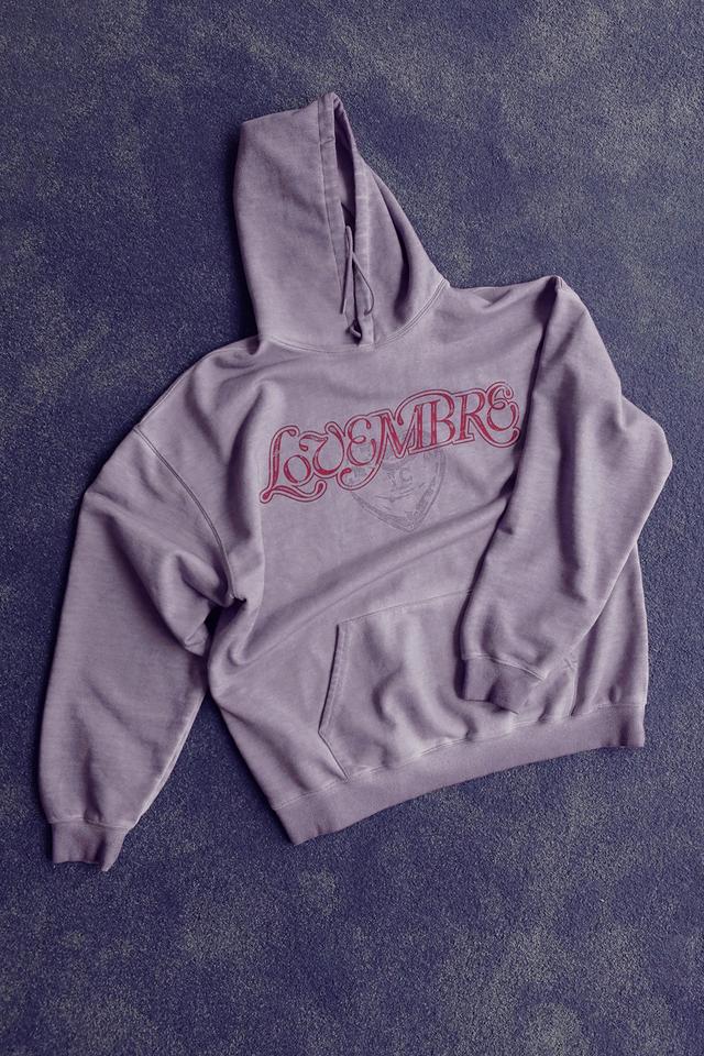 [NOVEMBRE X LC] OVERSIZE FIT HOODIE - PURPLE