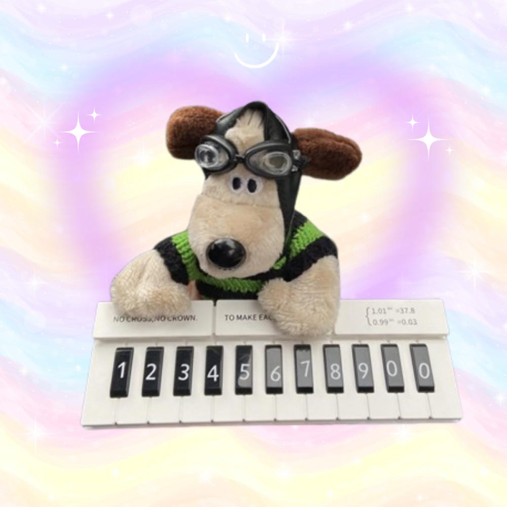 Gromit 피아노 자동차전화번호판 (5type) 귀여운주차번호판