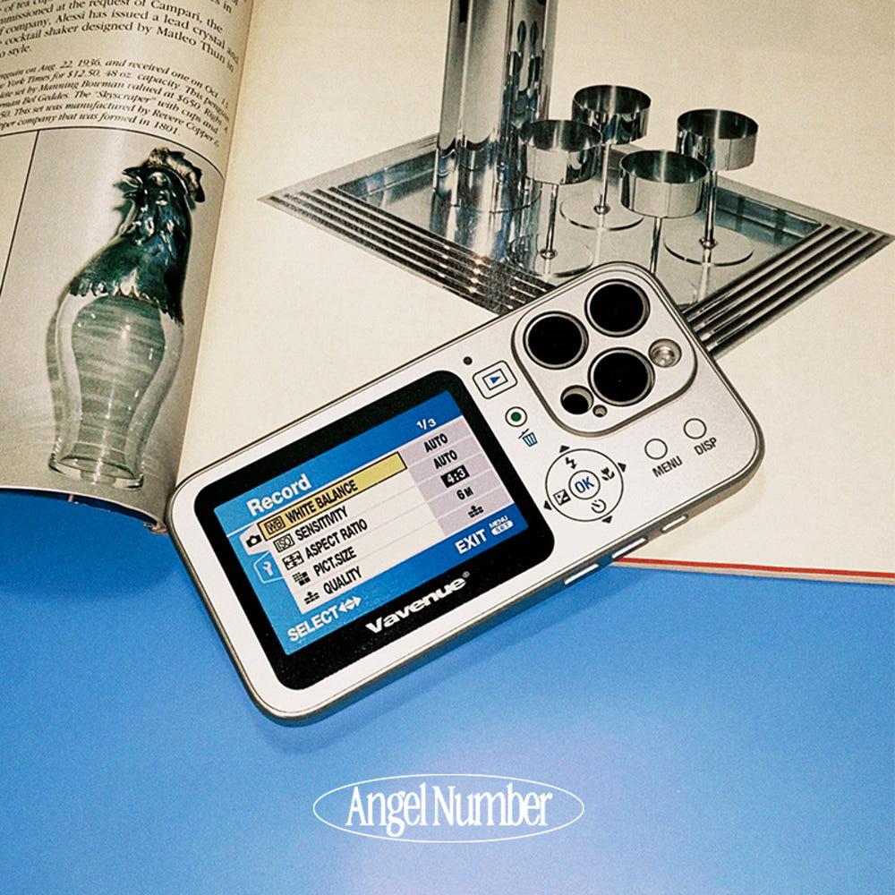 엔젤넘버 빈티지 디지털 카메라 CCD 아이폰 케이스