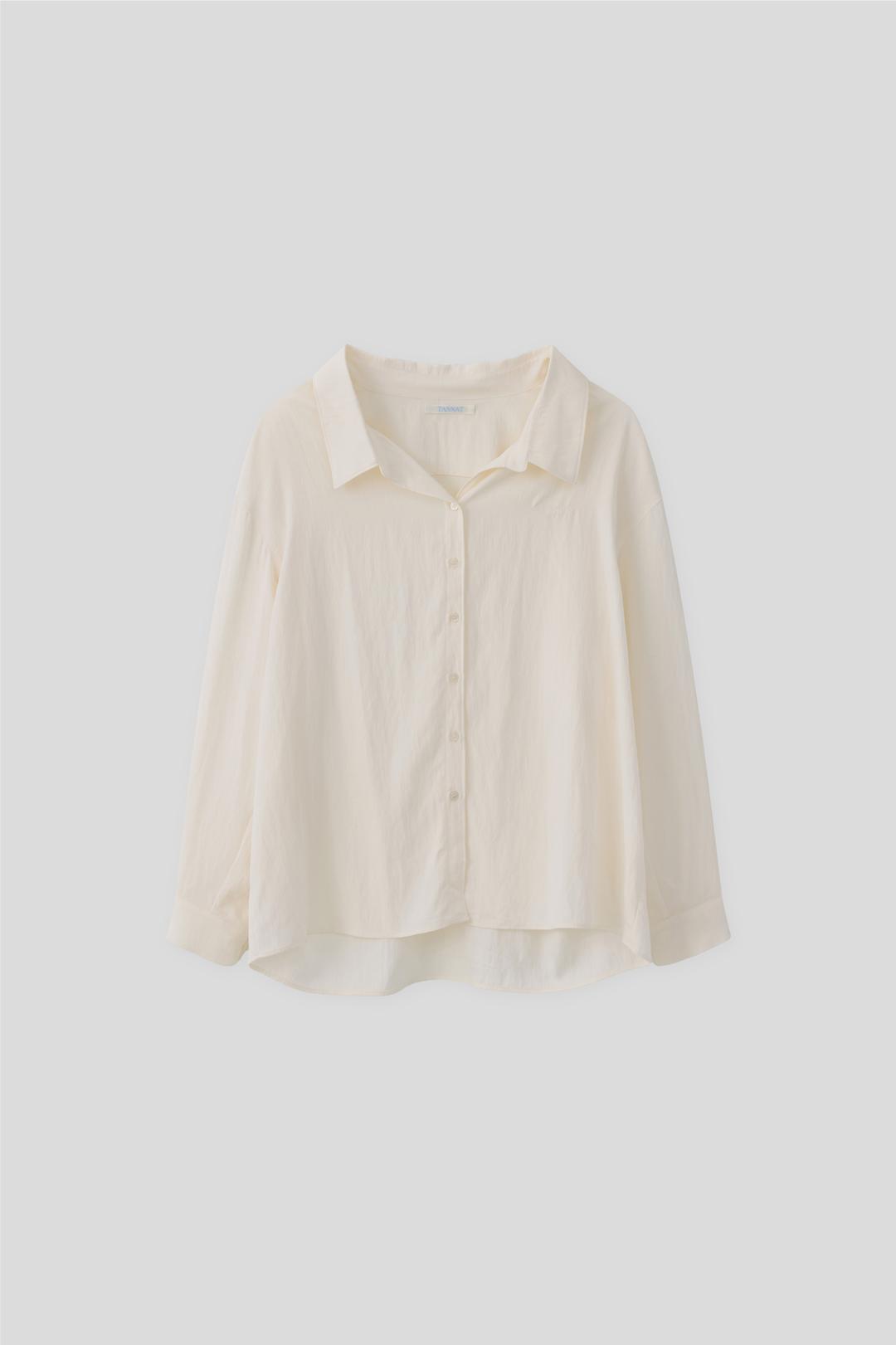 T/T Deep flow overfit shirt (ivory)