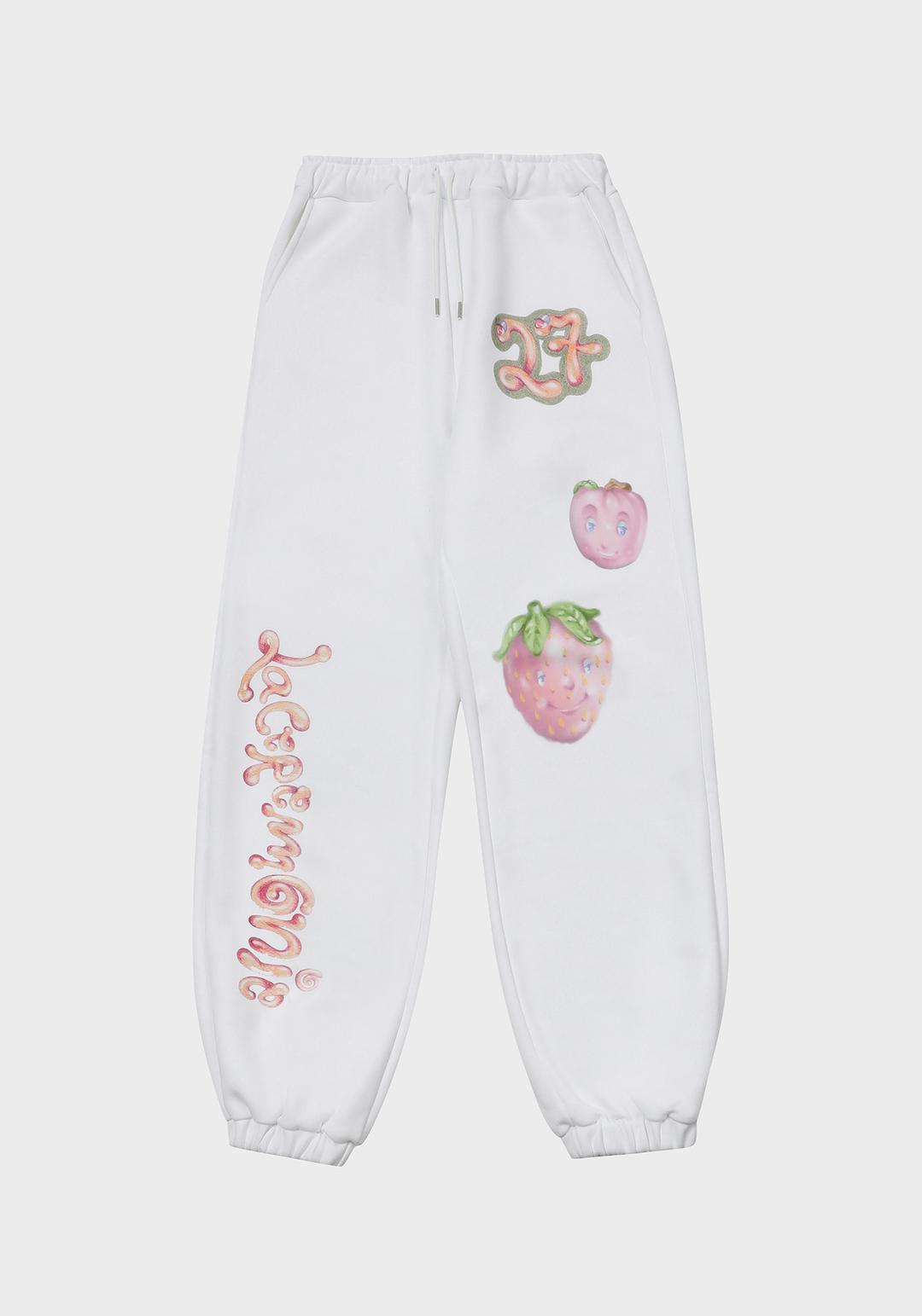 EMA X LCM SWEATPANTS / WHITE (9th)