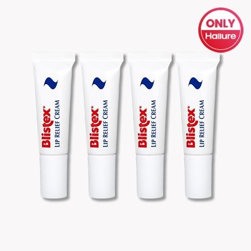 [4PACK]블리스텍스 립 릴리프 크림 립밤 6mlx4